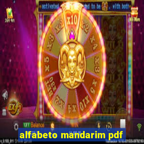 alfabeto mandarim pdf